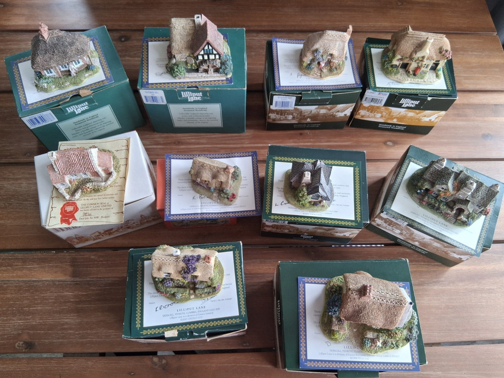 Bundle 10 Lilliput Lane Cottages – Labour of Love/Postmans Knock/Pipit Toll etc