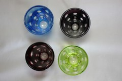 Faberge “Na Zdorovie” Bubble Vodka Shot Glasses- Set of 4 in original box
