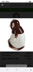Limoges Edouard Marcel Sandoz Porcelain Monkey