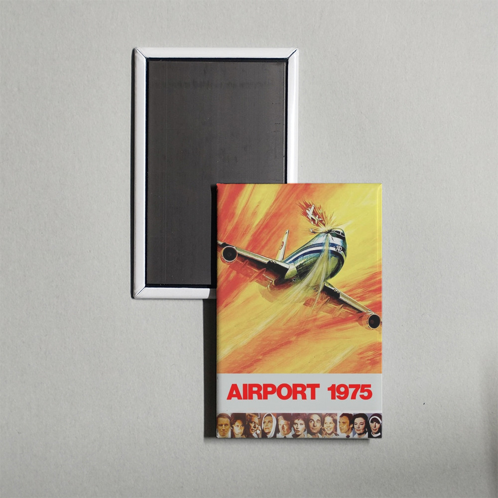 Airport 1975 Mini Movie Poster Fridge Locker Magnet