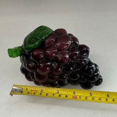 Vintage Murano Style Hand Blown Art Glass Set Of 5 Fruit And Vegetables