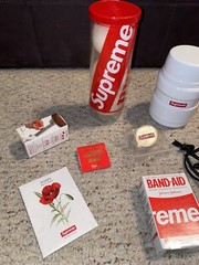Supreme Lot Tennis Ball Wilson Sealine Pouch Band Aid Lucetta Bike Lights Thermo