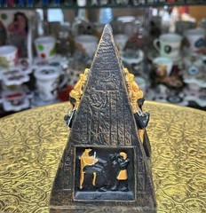 Authentic Ancient Egyptian Antiquities King Ramesses Black Pyramid Egyptian BC