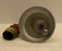 Swiss Silver PlatedCow/ Sheep Bell from Andermatt Switzerland + 2nd Smaller Bell