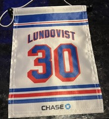 NY RANGERS BANNER SGA HENRIK LUNDQVIST JERSEY RETIREMENT NIGHT #30 MSG HOCKEY