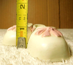 Unbranded~Vintage Pink & Off White Ballerina Shoes Wall Decoration