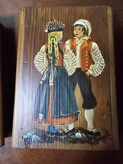 Vintage Wall Plaques From Switzerland, Set Of Three, Size: 3 1/2″w X 7 1/2″l…