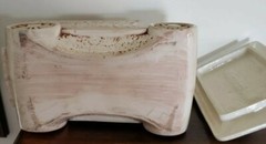 Vintage ~ Treasure Craft ~ Home Ice Co. Truck ~ Ceramic Cookie Jar ~ Made in USA