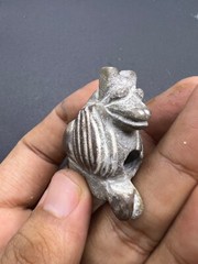 Rare Ancient Old Natural Jasper Stone Wild Animal Statue Figure Bead