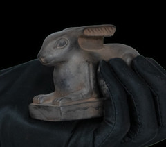 Rare Ancient Egyptian Antiquities Statues of Rabbit Pharaonic Egypt Unique BC
