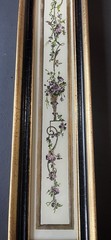 Pair Of Vintage Neoclassical Sungott Art Studios Style 905 Purple Floral Prints