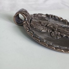 29-27 BC Ancient Roman Legionary SILVER Pendant Depicting High Detailed Victoria