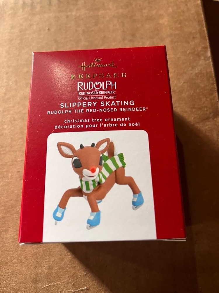 Hallmark Keepsake Ornament 2020 Slippery Skating Rudolph the Red-Nosed Reindeer