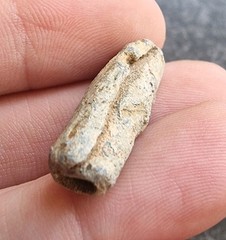 Roman Lead Rolled Curse / Wish Metal Detecting Find Antique