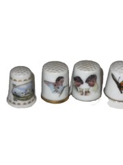 Vintage 5 Ceramic Symbols Butterfly Norman Rockwell Plus ￼