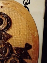 MidCentury wood flower decor Hand carved retro Wood Flowers Tree Branch Stems