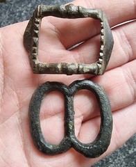 Medieval / Post Medieval Buckles Metal Detecting Find Antique