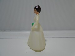 VINTAGE PLASTIC BRIDE 2.75″ FIGURE CAKE TOPPER UNBRANDED (VIN109)