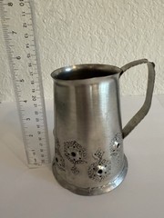 Norwegian Handmade Tankard, signed.