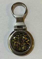 Korean Traditional Mother Of Pearl Metal Key Chain – New