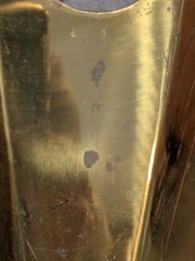 PAIR! Vintage Brass Tole Florentine Umbrella Wall Pocket