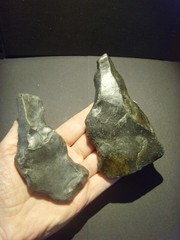 Lower Paleolithic – Two Fine Acheulean artefacts incl point. c.450,000 BP.