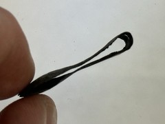 NICE AUTHENTIC PRE-COLUMBIAN SILVER TWEEZERS FROM PERU, INCA / MOCHE CULTURE