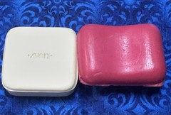 Avon Snowman Soap (2002) And Village Bath Pink Bubblegum Super Soap (1975)