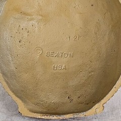 Sexton USA Cast Metal Wine Bottle Wall Decor Mid-Century 60s-70s Vintage Kitsch