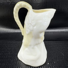 Vintage BELLEEK Ireland UNDINE Nymph Creamer Small Pitcher Jug Fine Porcelain