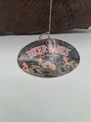 Biker Babes Collection Hand Made. Hand Painted Motorcycle Sexy Staute 8 Inches
