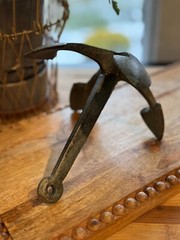 Rustic Anchor Nautical Home Decor Antique-Bronze Verdigris Green Cast Iron Metal