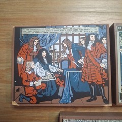 Lot 5 The Cat’s Meow Village Violet Oakley PA Capitol Murals Wood Art Blocks