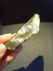Lower Paleolithic – Acheulean lateral scraper c.450,000 BP.