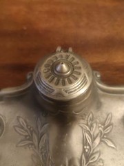 Antique Victorian probably late 1890s? Art Nouveau ink well