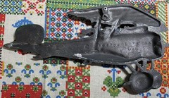 Vintage 1975 Sexton Homco Airplanes Wall Decor Set of 3 Cast Metal Planes