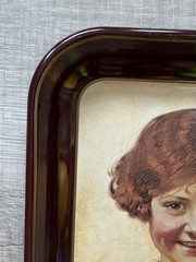 1975 Norman Rockwell “The Butter Girl” First Limited Edition Christmas Tray