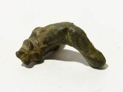 Iron Age – Roman BROOCH Part Silver Metal Detector Find – Ex Martins Lot #CM80