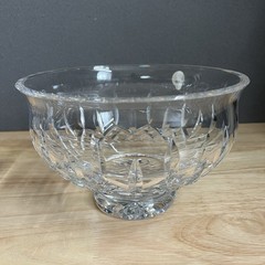 Waterford Crystal Lismore 8″ Footed Glass Bowl 140462 Made In Ireland