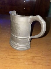 VINTAGE 1973 SEXTON USA METAL TANKARD WALL HANGING HALF MUG