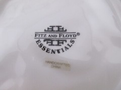 Easter Fitz & Floyd Ceramic Dish Bunny Rabbit Hearts Spring Easter Egg