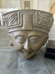 Pre-Columbian Veracruz Mexico Laughing Head Statue *Read*