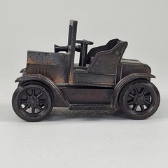 Vintage Die Cast Metal 1917 Antique Car Pencil Sharpener Bronze Tone Miniature