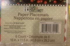 NEW Mary Engelbreit Paper Placemats 16”x11.5” Set Of 6 “Too Much of a Good…”