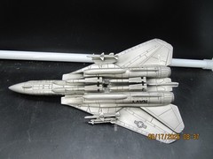 Pewter McDonnell Douglas F-14 Fighter Jet 1:146 Scale
