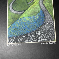 Julie B. Salazar Artist Signed & Matted “Un Dreams” New Mexico