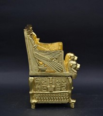 Rare Egyptian Antiquities golden throne chair throne of the king tutankhamun BC