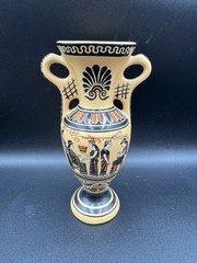 Greek Vase Dionysus Satyres by D. Vassilopoulos M.F.138 Louvre Museum Replica