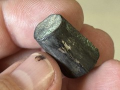 RARE PRE-COLUMBIAN SILVER & GOLD THIMBLE / FINNIAL CAP, PERU INCA MOCHE CULTURE