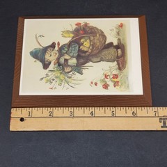 Hummel Wooden Lacquered Wall Plaques Zug/Switzerland Children 6.75 x 5″ Set Of 3